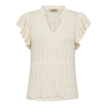 Mos Mosh W MMRyett Knit Blouse Ecru