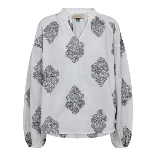 Mos Mosh MMAshi Viola Blouse White