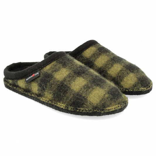 Haflinger U Hjemmesko Flair Plaid Schwartz