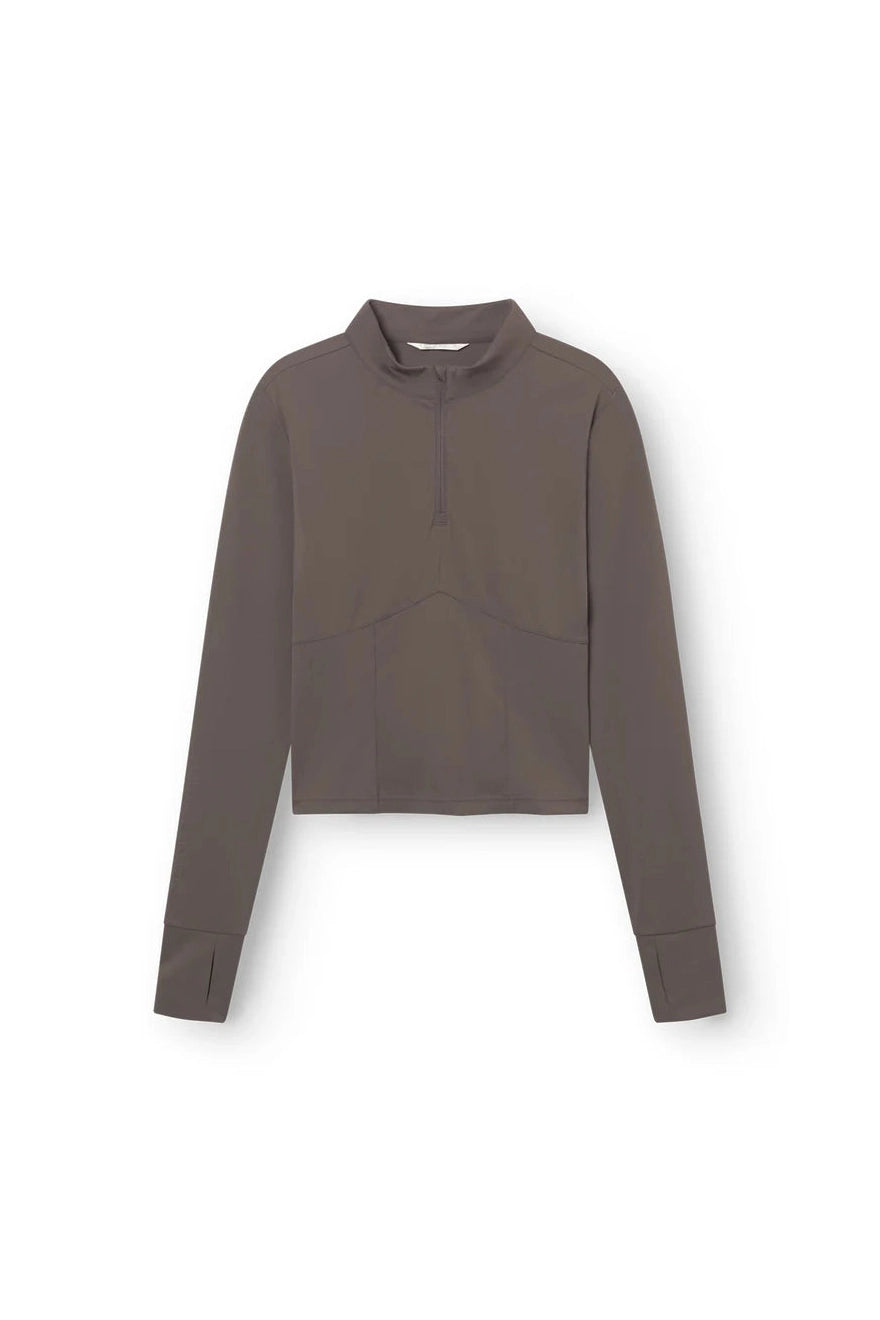 Rethinkit Half Zip - True To Body 3053 Dark Brown