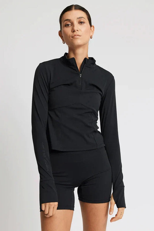 Rethinkit Half Zip - True To Body 0021 Black