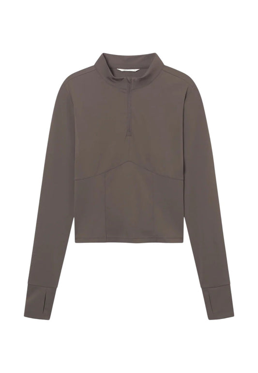Rethinkit Half Zip - True To Body 3053 Dark Brown