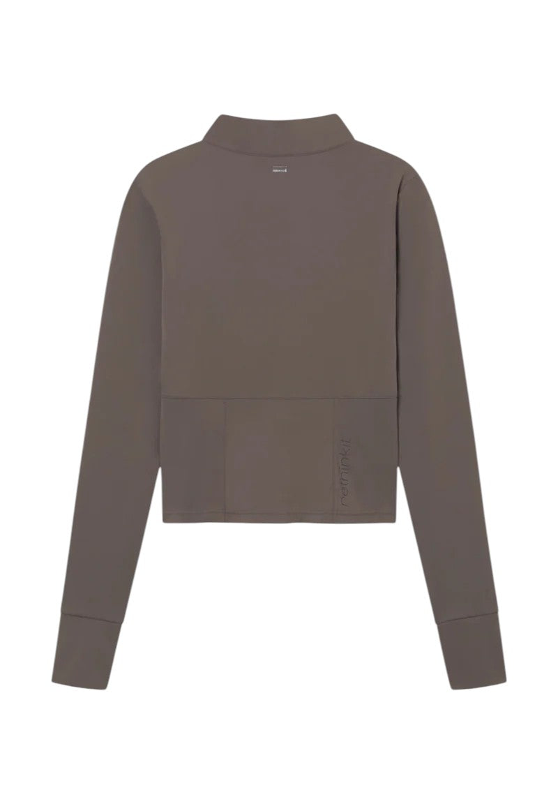 Rethinkit Half Zip - True To Body 3053 Dark Brown