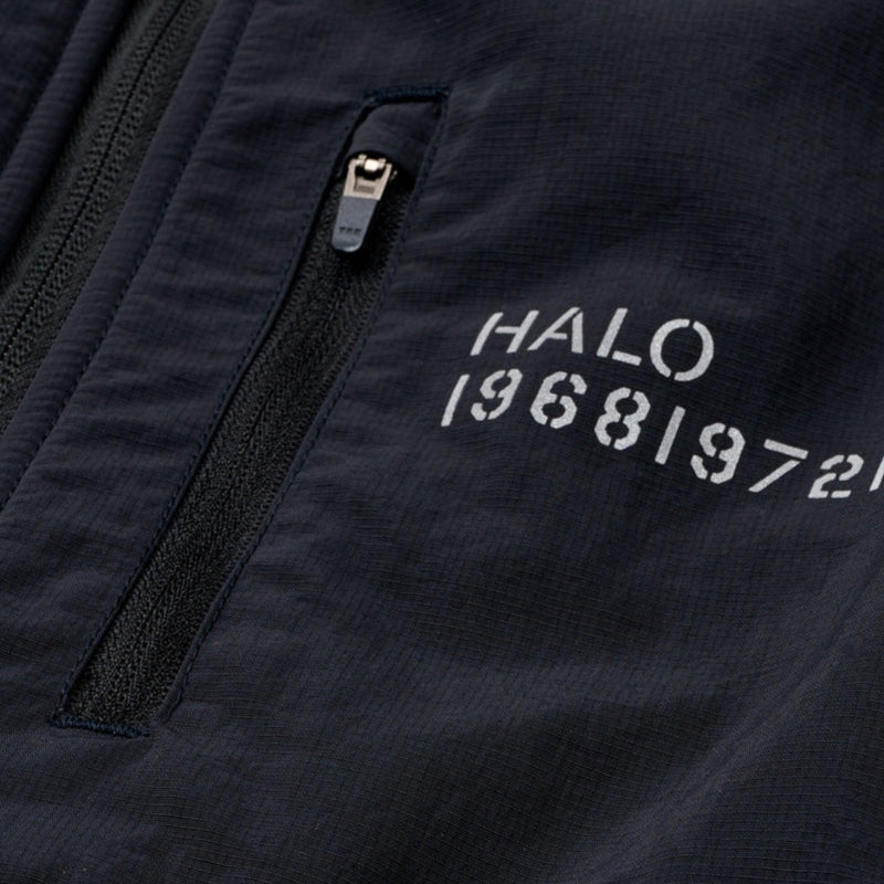 Halo Blocked Zip Fleece Black