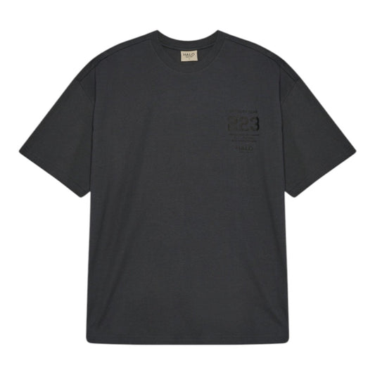 Halo Graphic Boxy T-Shirt Asphalt/Black