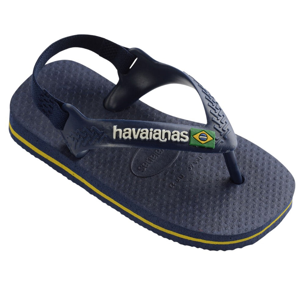 Havaianas U Baby KlipKlap Logo II Navy Blue Citrus Yellow