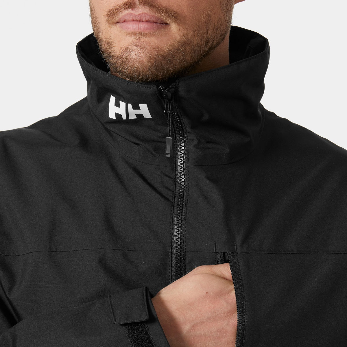 Helly Hansen M Crew Midlayer Sejlerjakke 2 Sort