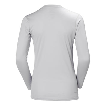 Helly Hansen W Tech Crew Long Sleeve Light Grey