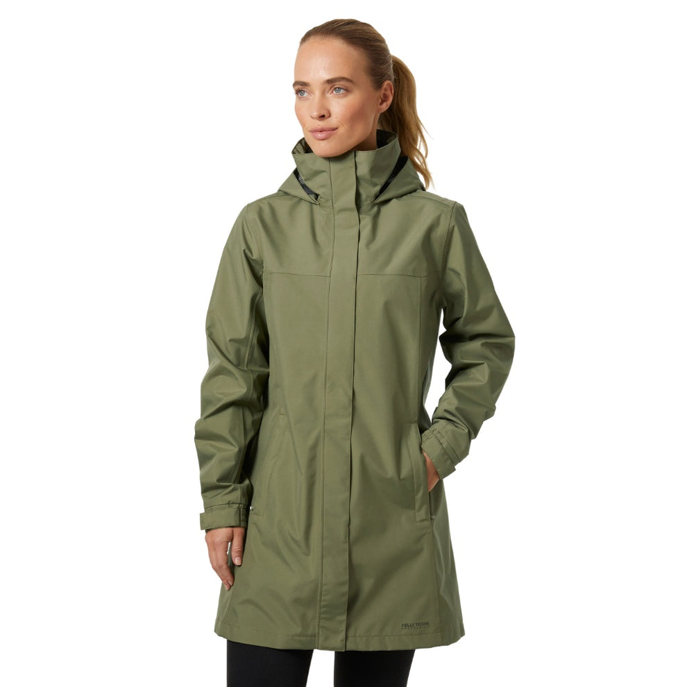 Helly Hansen W Aden Long Coat Lav Green