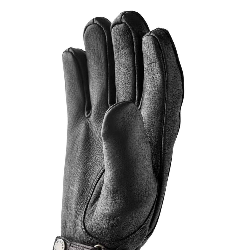 Hestra M Burensvik Handsker Hjorteskind Black