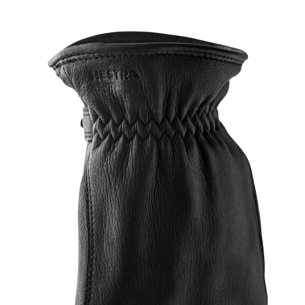 Hestra M Burensvik Handsker Hjorteskind Black