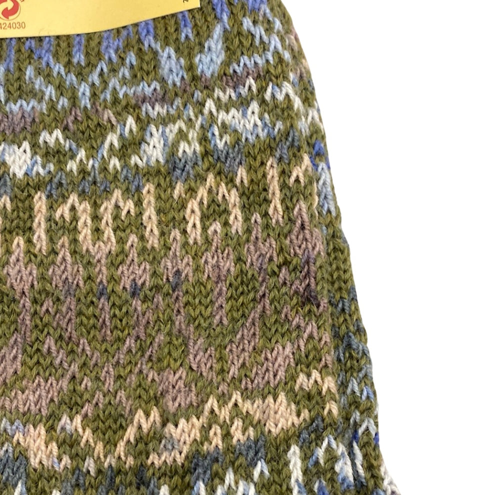 Hirsch Natur U Wool Strømper Khaki