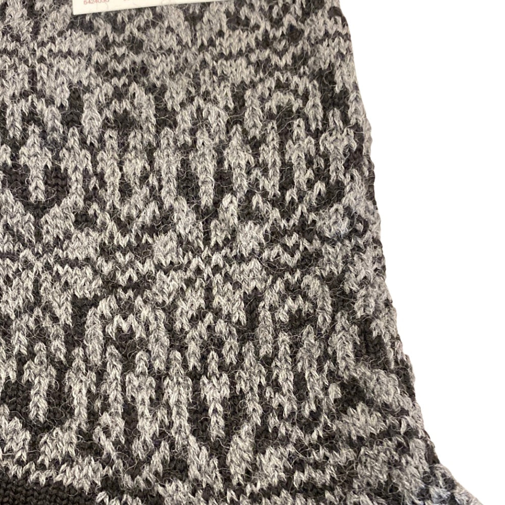 Hirsch Natur U Wool Strømper Sort Antrazit