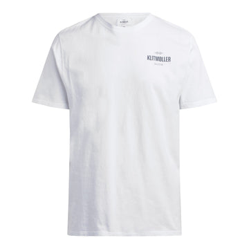 Klitmøller Collective M Mens Small Logo T-Shirt White
