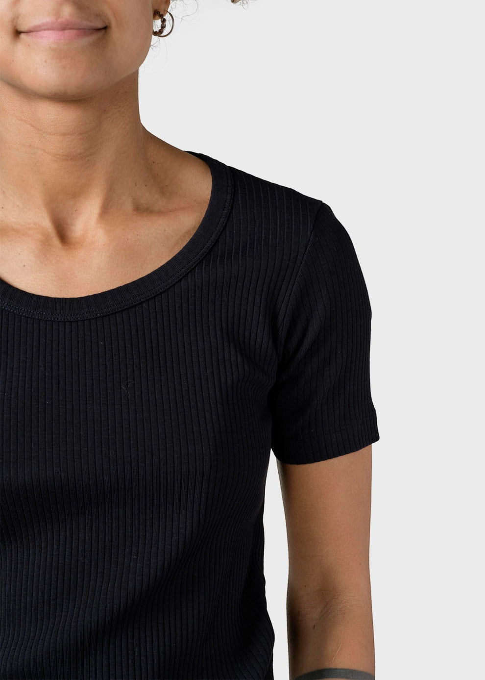 Klitmøller Collective W Rib Tee Black