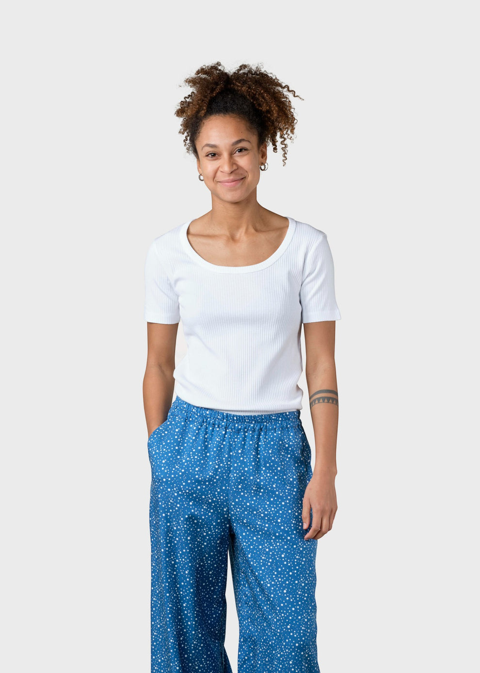 Klitmøller Collective W Rib Tee White