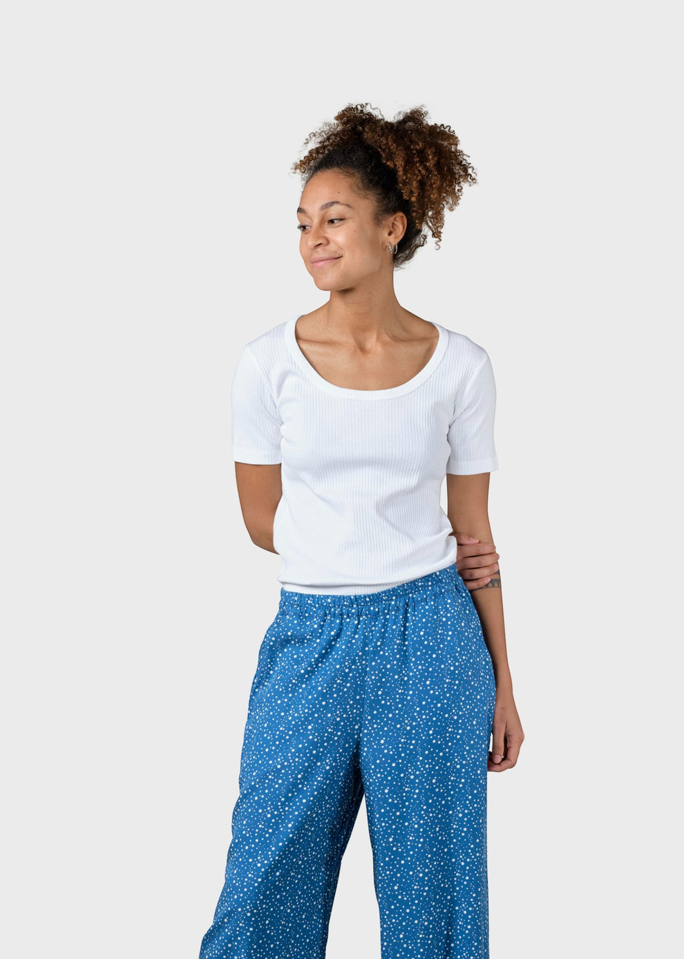 Klitmøller Collective W Rib Tee White