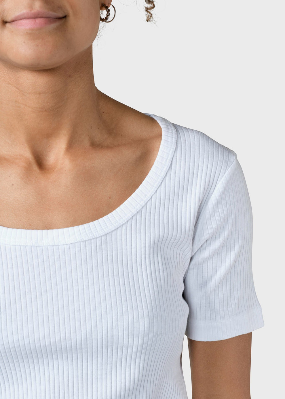 Klitmøller Collective W Rib Tee White
