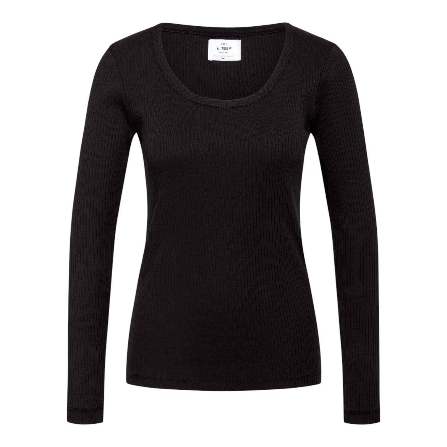 Klitmøller Collective W L/S Rib Tee Black