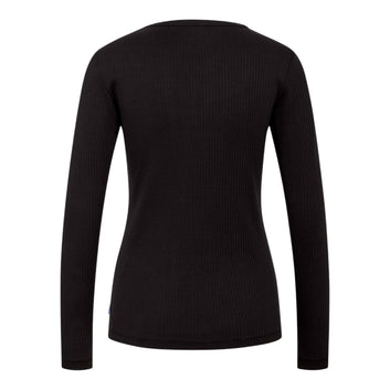 Klitmøller Collective W L/S Rib Tee Black