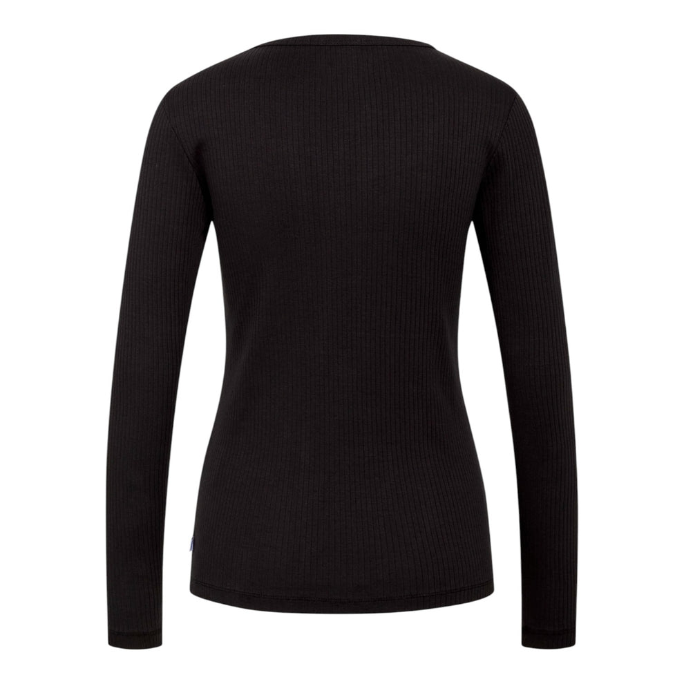 Klitmøller Collective W L/S Rib Tee Black
