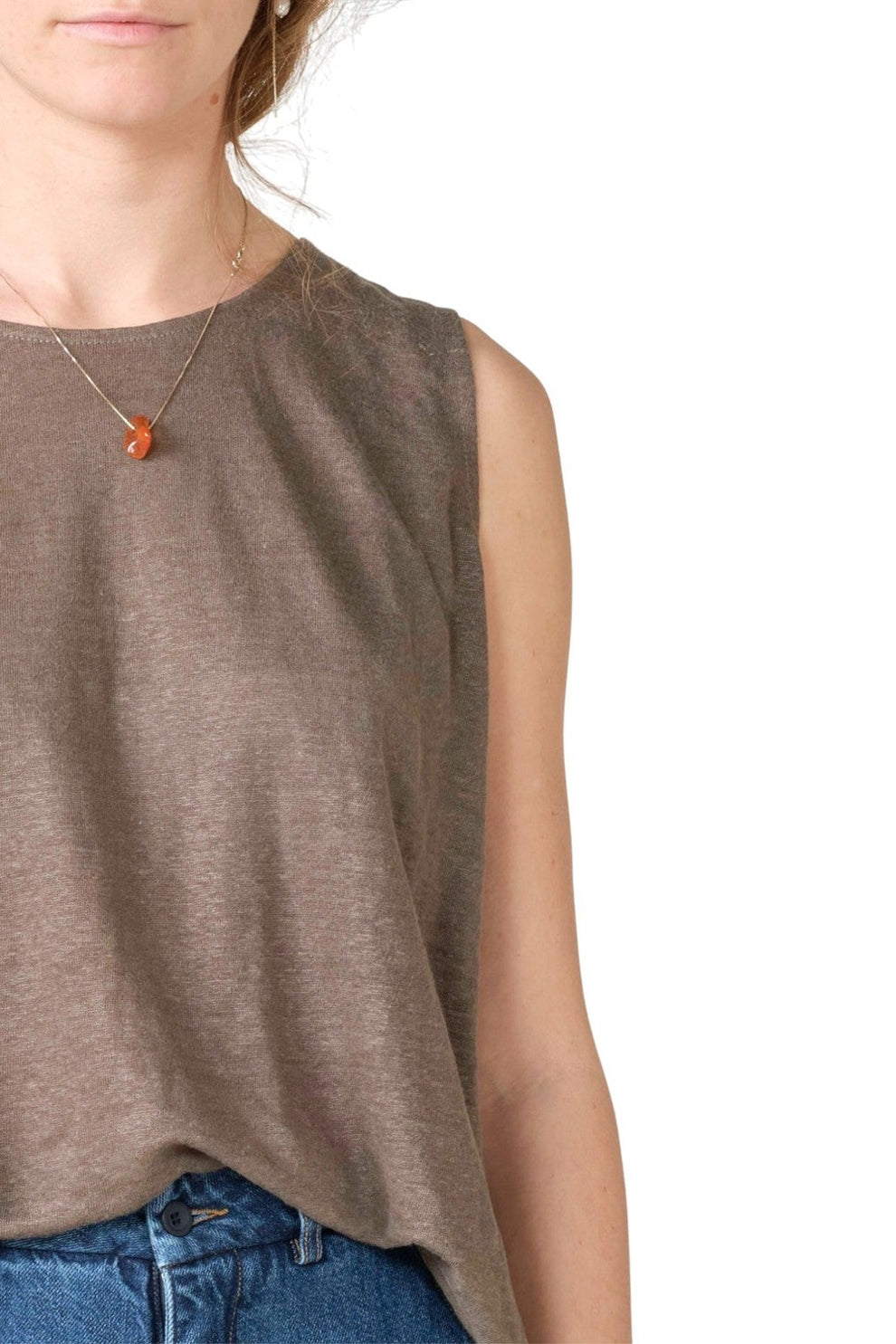 Klitmøller Collective W Dee Tank Top Taupe