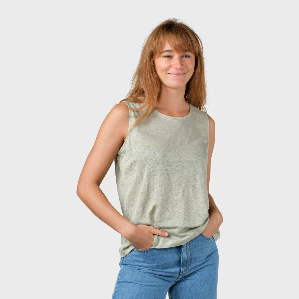 Klitmøller W Dee Tank Top Sage