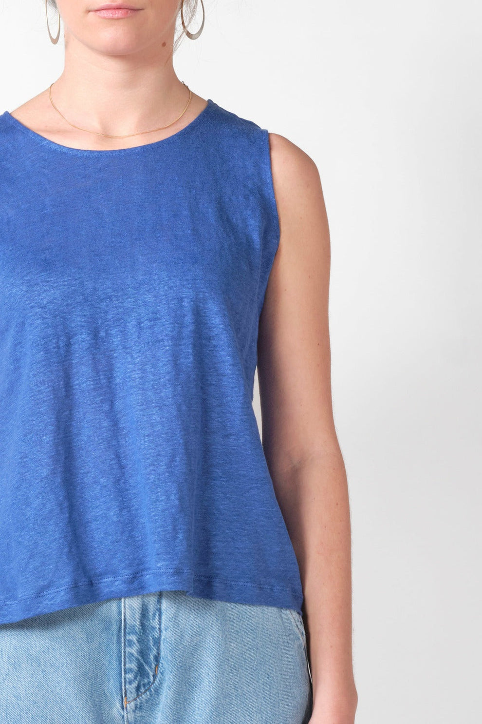 Klitmøller Collective W Dee Tank Top Surf Blue