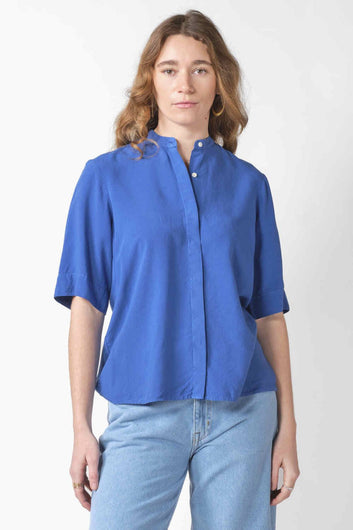 Klitmøller Collective W Solrun Shirt Surf Blue