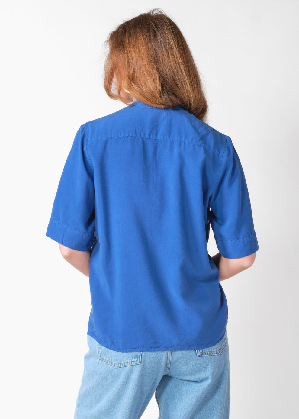 Klitmøller Collective W Solrun Shirt Surf Blue