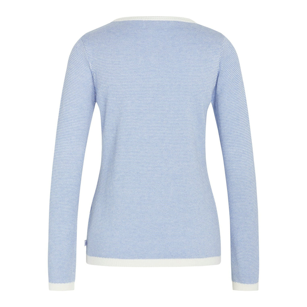 Klitmøller W 1396 Rosa Knit Cream Light Blue
