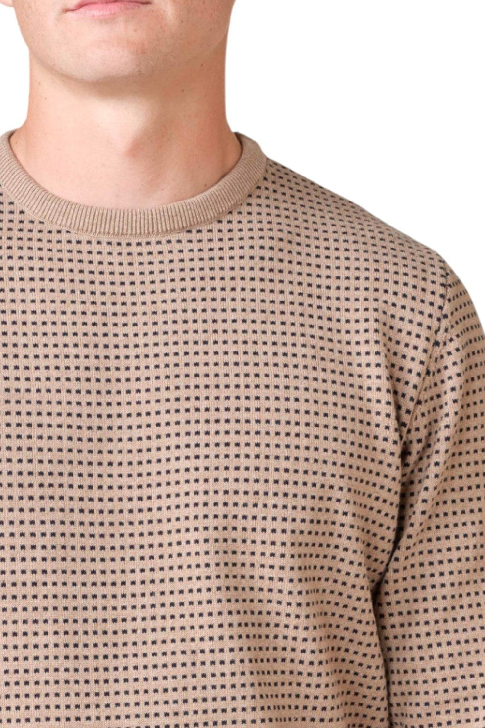 Klitmøller Collective M Otto Strik Sand/Navy Dots