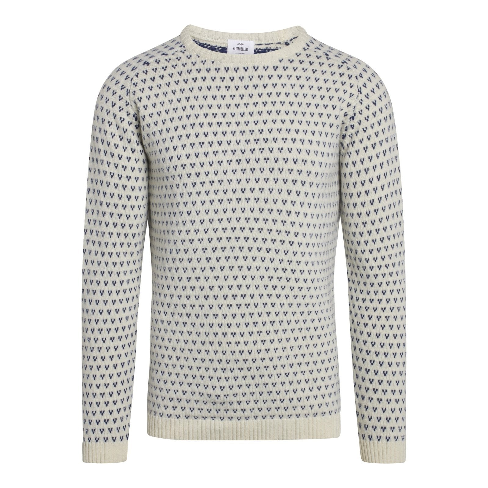 Klitmøller M Hugo Knit Cream Navy