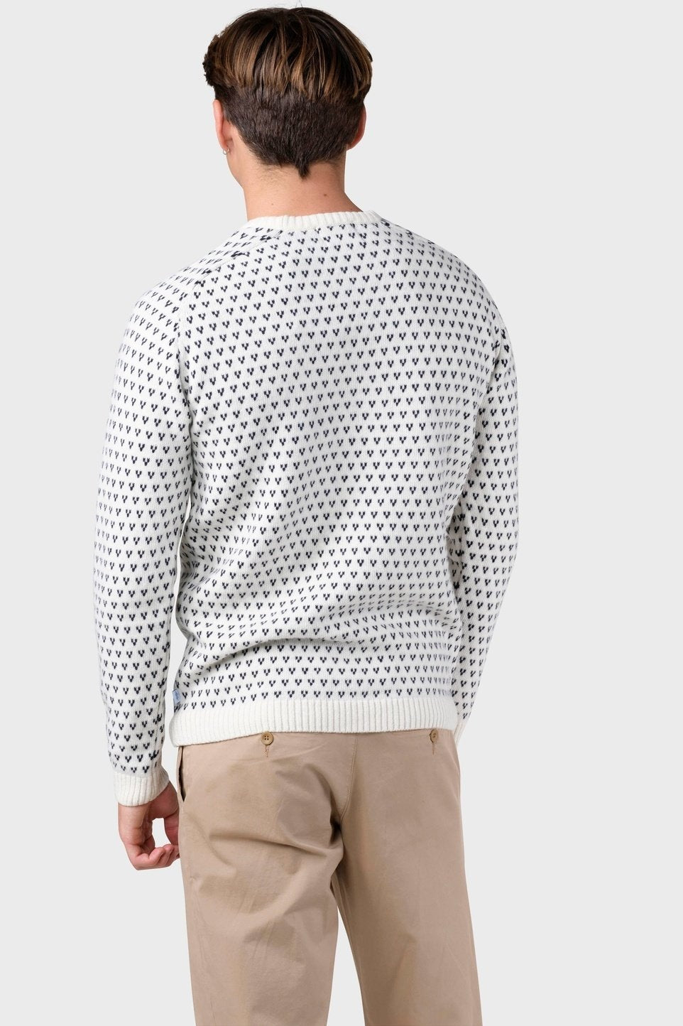 Klitmøller M Hugo Knit Cream Navy