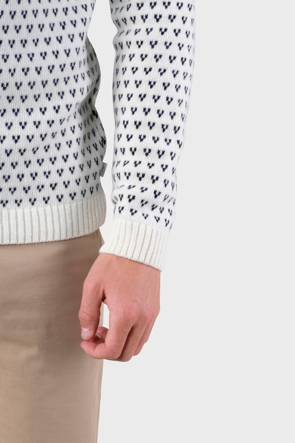 Klitmøller M Hugo Knit Cream Navy