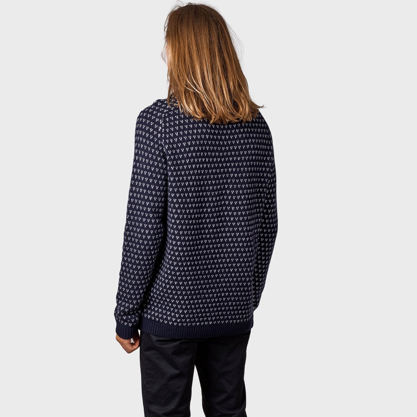 Klitmøller M Hugo Knit Navy Cream