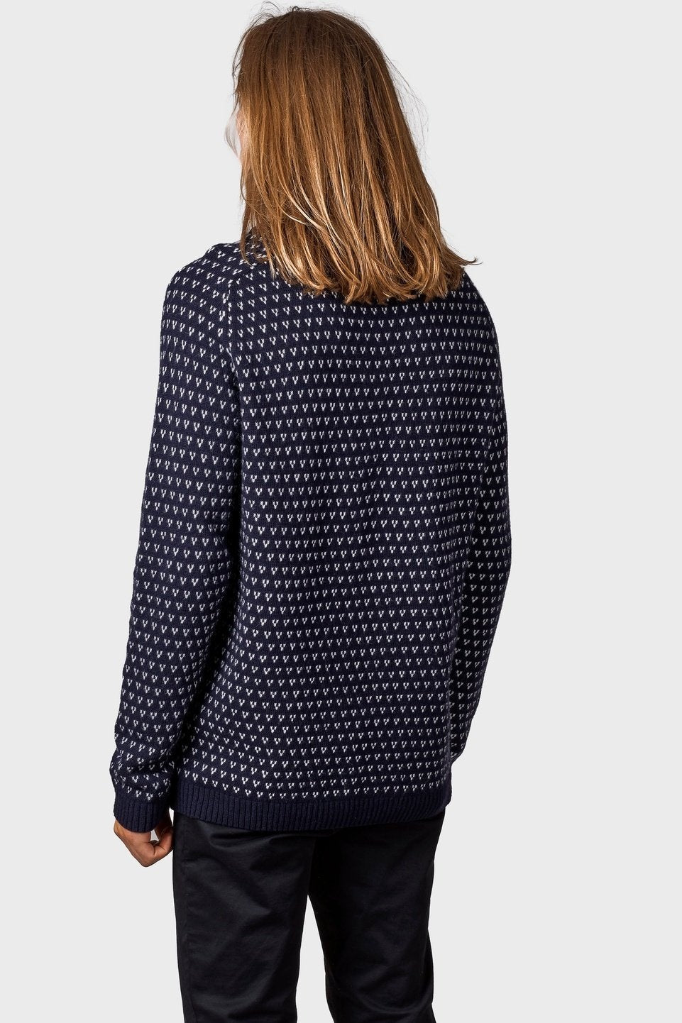 Klitmøller M Hugo Knit Navy Cream