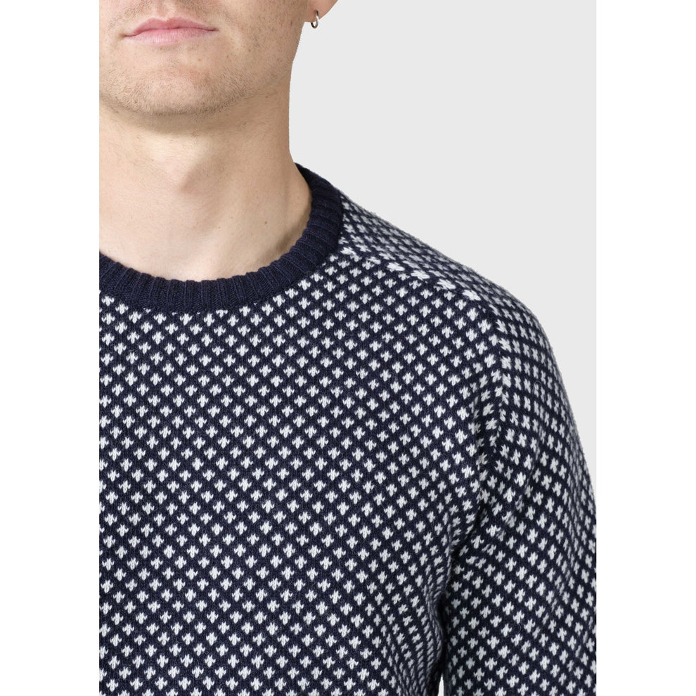 Klitmøller M Rene Knit Navy Cream
