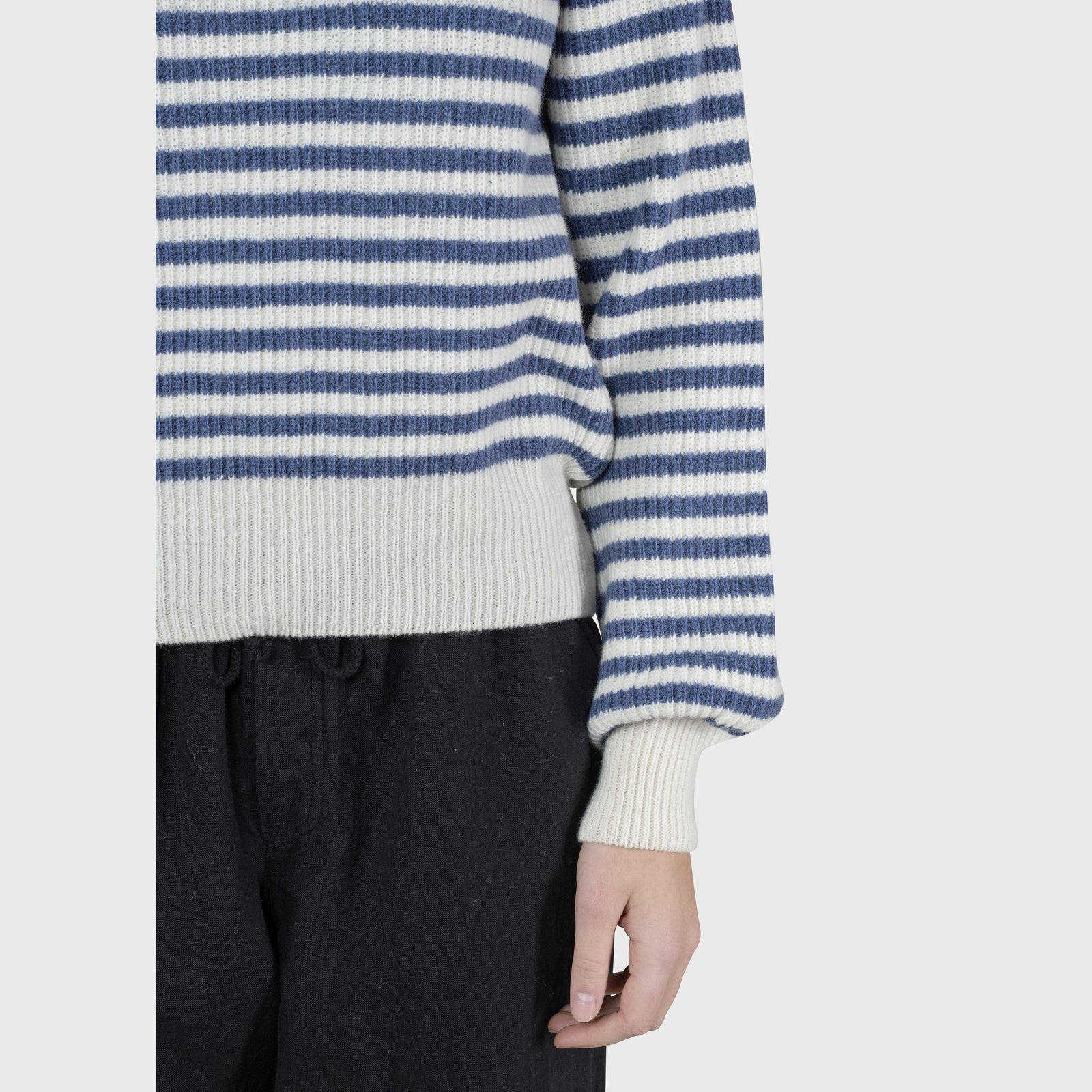 Klitmøller W Gunilla Knit Cream Ocean