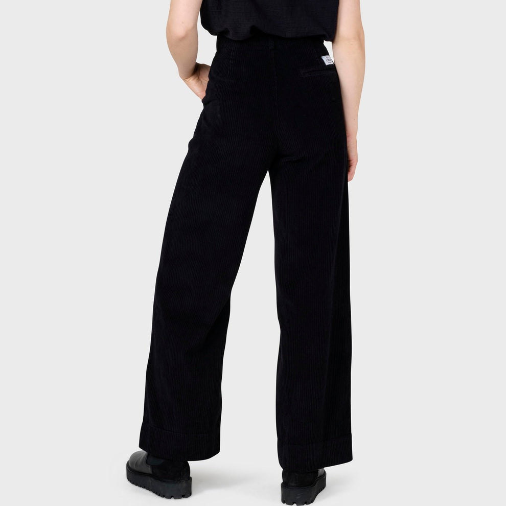 Klitmøller W Lydia Jumbo Corderoy Pants Black