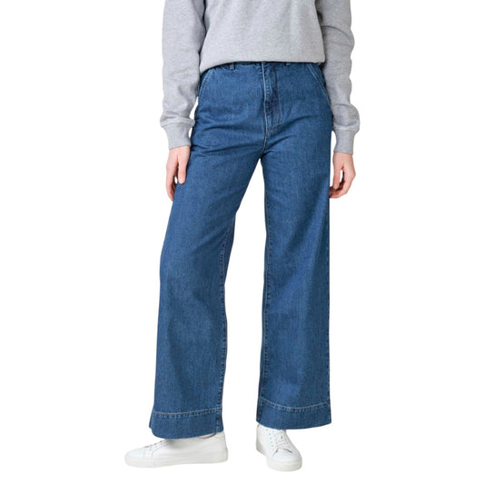 Klitmøller Collective W Lydia Denim Bukser Dark Blue Stonewash