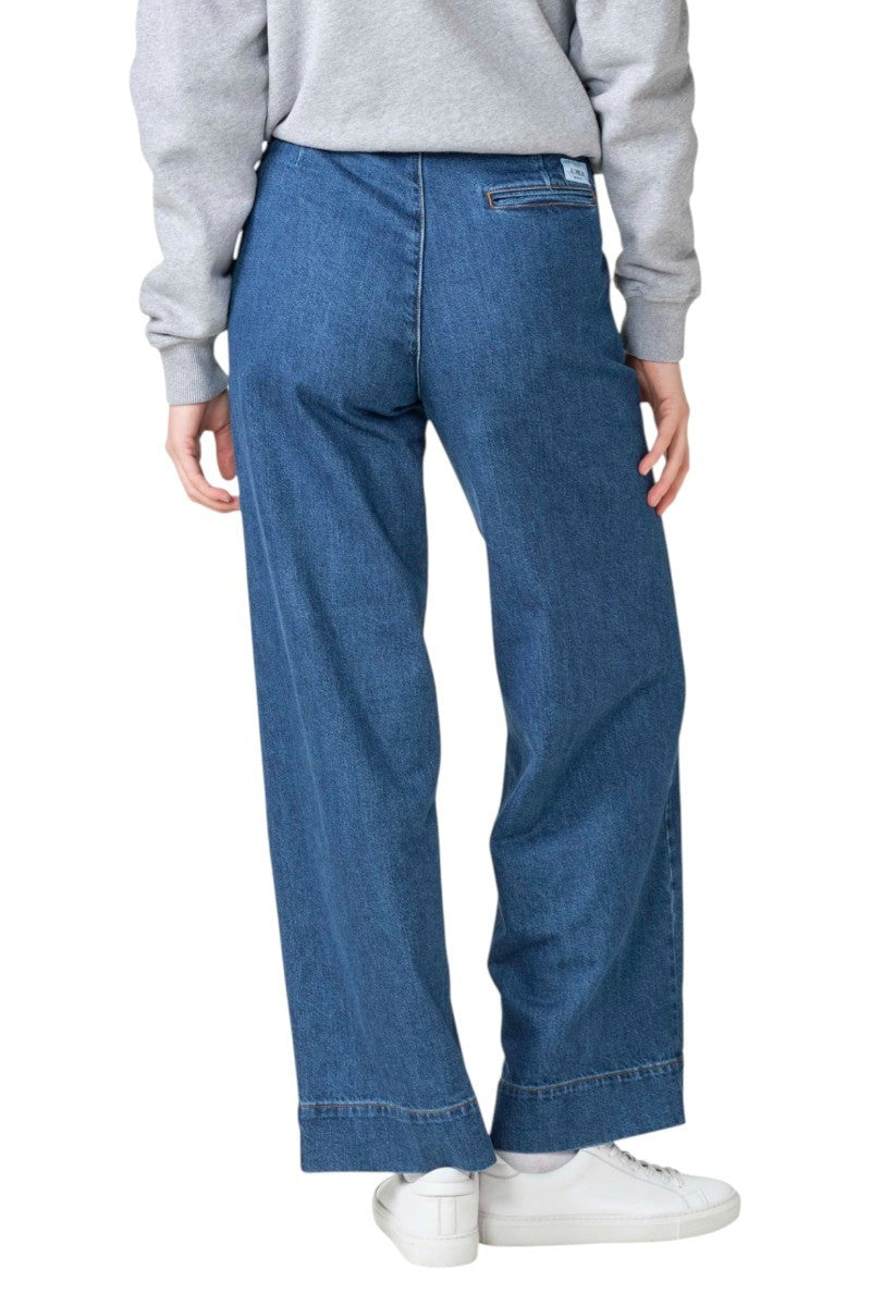 Klitmøller Collective W Lydia Denim Bukser Dark Blue Stonewash