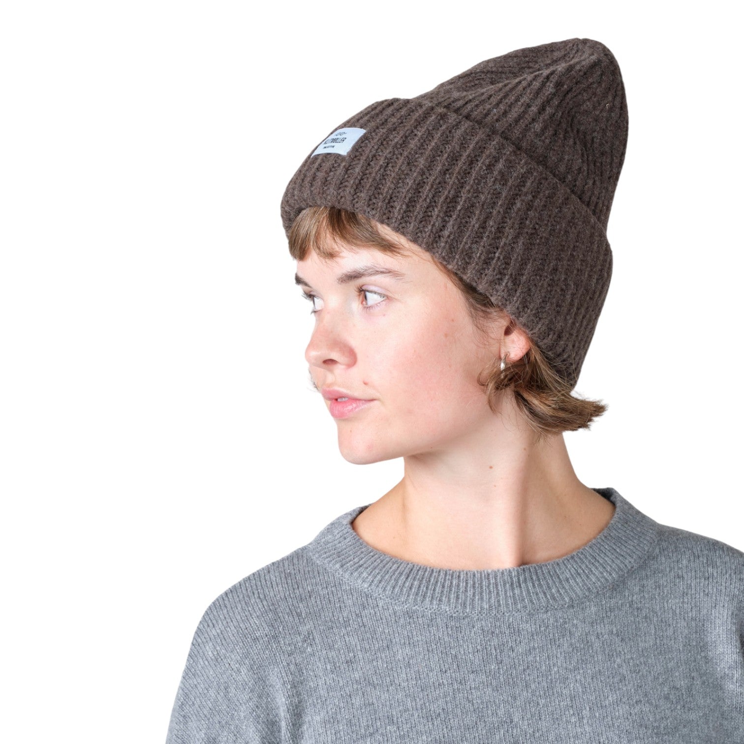 Klitmøller Collective U Wide Rib Beanie Taupe