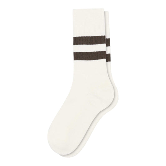 Klitmøller Collective U Retro Bomuld Sokker Cream/Taupe