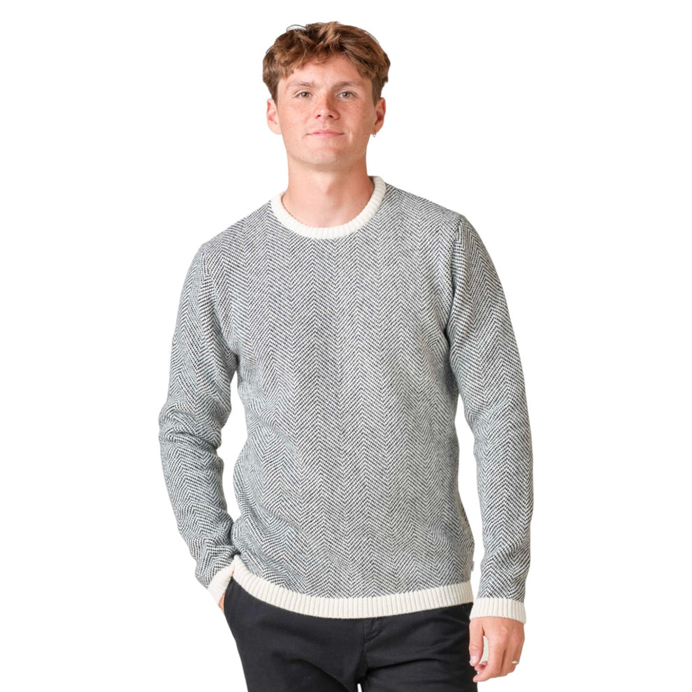 Klitmøller Collective M Keld Strik Cream/Black