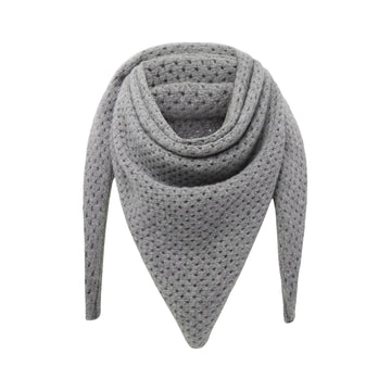 Klitmøller Collective U Ester Large Strik Scarf Light Grey