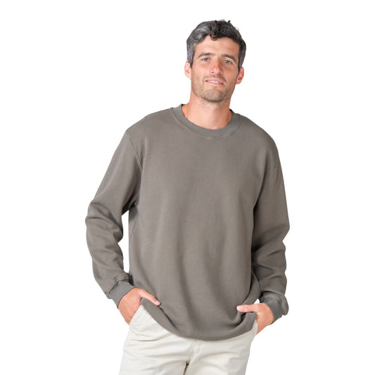 Klitmøller Collective M Hudson Langærmet T-Shirt Taupe