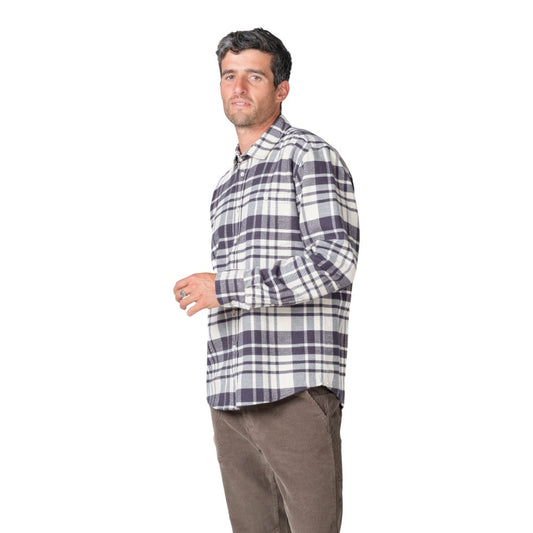 Klitmøller Collective M Scott Shirt Navy/Cream