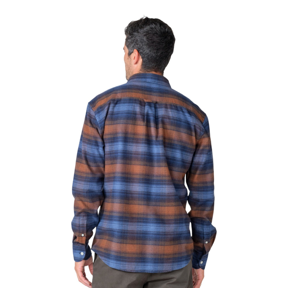 Klitmøller Collective M Bobby Shirt Navy/Rust