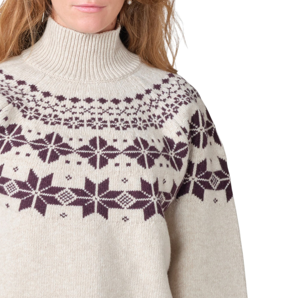 Klitmøller Collective W Claire Strik Pastel Sand/Burgundy